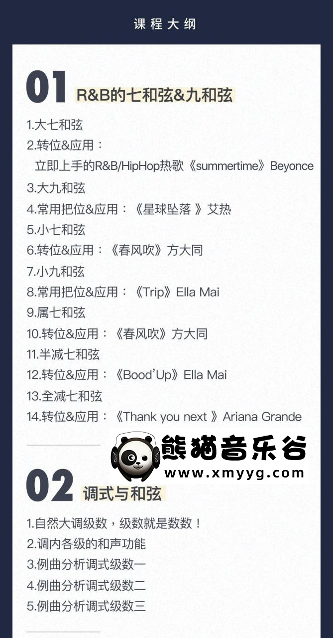 【哎呀音乐破解课程】余孟霖RnB/HipHop/Soul键盘解密，RnB/HipHop/Soul三合一百度网盘-熊猫音乐谷