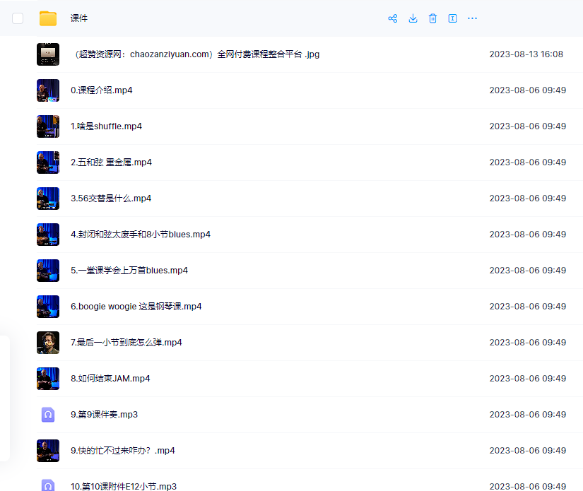 全目录截图