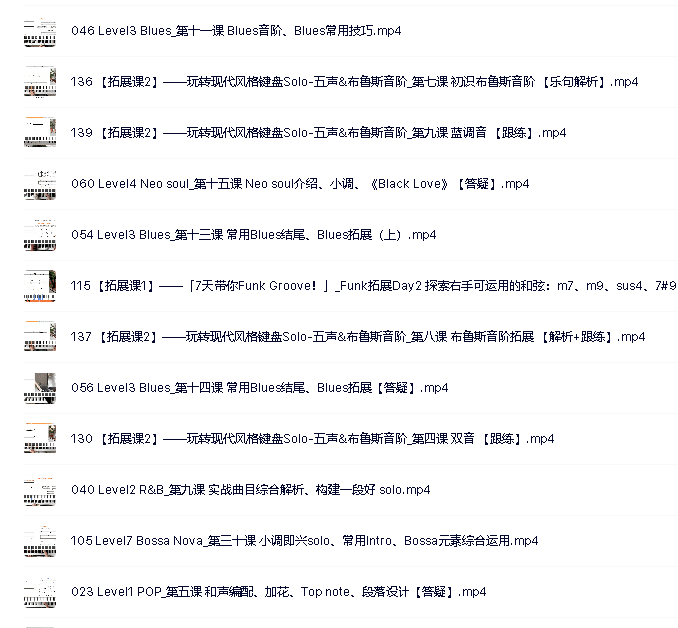 朱茵琪键盘课程